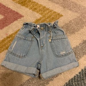 Zara toddler denim shorts